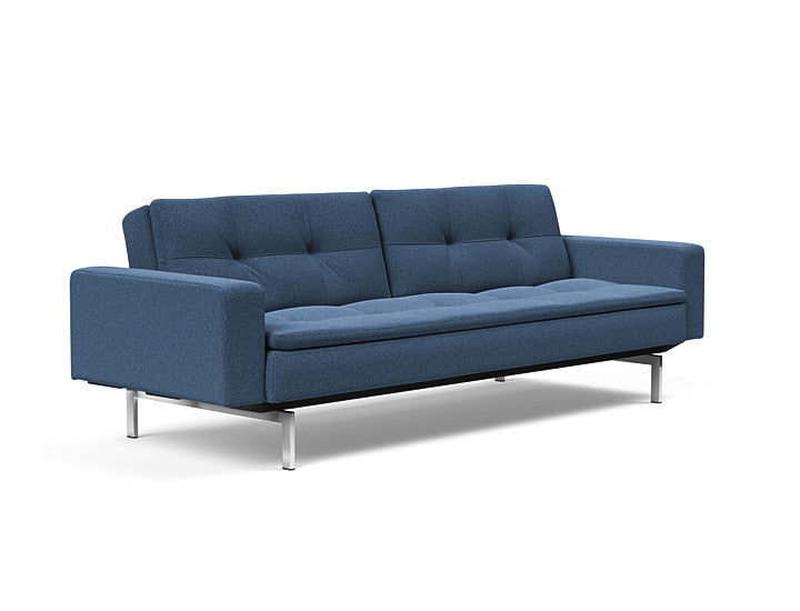 Sovesofa Dublexo med Armlener & Krom ben fra Innovation Living