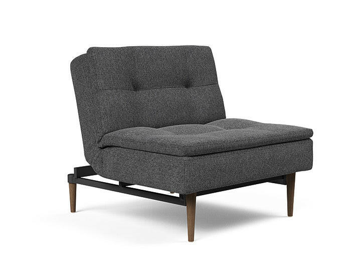 Stol Dublexo med Mørk Styletto Ben fra Innovation Living Bedtime.no.