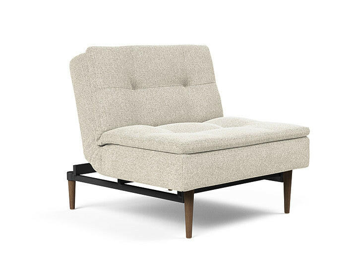 Stol Dublexo med Mørk Styletto Ben fra Innovation Living Bedtime.no.
