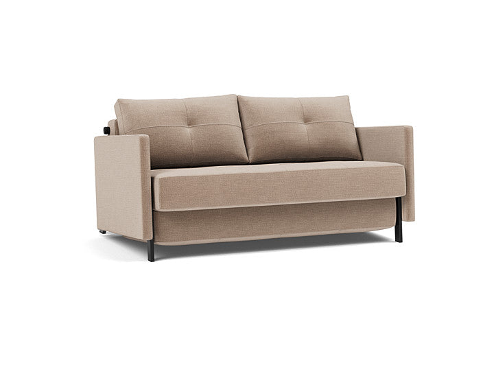 Cubed 02 med armlener – 417 – 140x200 – produktvisualisering fra Innovation Living
