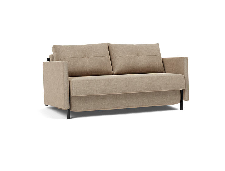 Cubed 02 med armlener – 587 – 140x200 – produktvisualisering fra Innovation Living