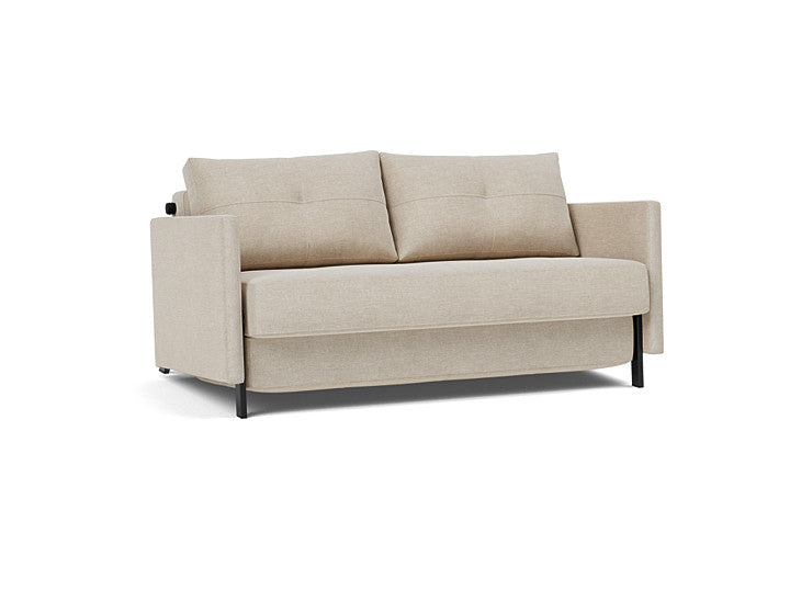 Cubed 02 med armlener – 586 – 140x200 – produktvisualisering fra Innovation Living