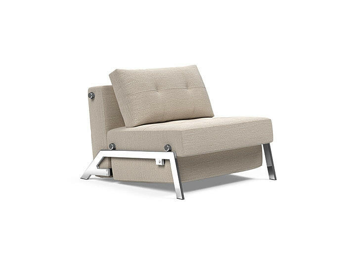 Stol Cubed 02 med Krom Ben fra Innovation Living Bedtime.no.