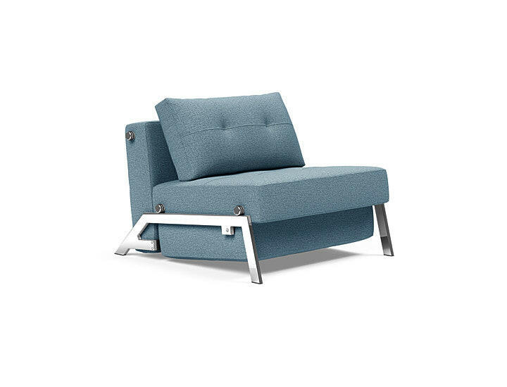 Stol Cubed 02 med Krom Ben fra Innovation Living Bedtime.no.