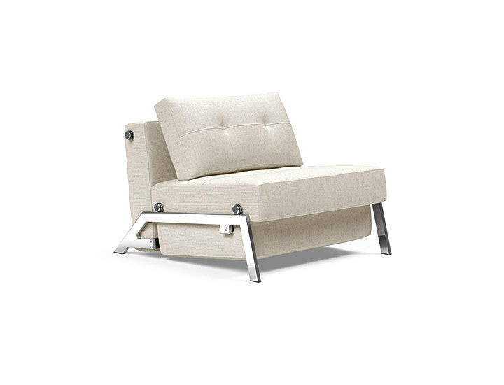 Stol Cubed 02 med Krom Ben fra Innovation Living Bedtime.no.
