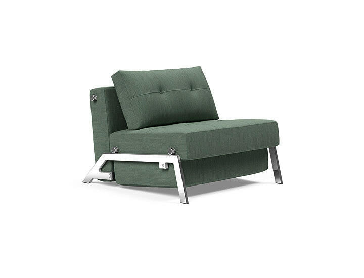 Stol Cubed 02 med Krom Ben fra Innovation Living Bedtime.no.