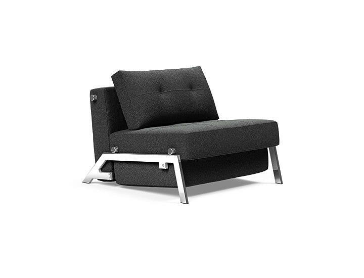 Stol Cubed 02 med Krom Ben fra Innovation Living Bedtime.no.