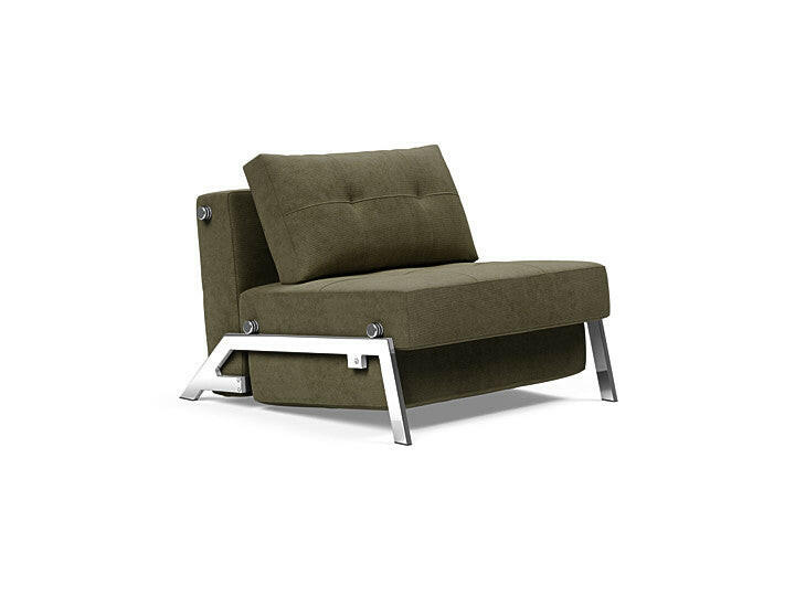 Stol Cubed 02 med Krom Ben fra Innovation Living Bedtime.no.