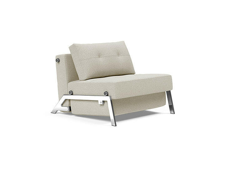 Stol Cubed 02 med Krom Ben fra Innovation Living Bedtime.no.