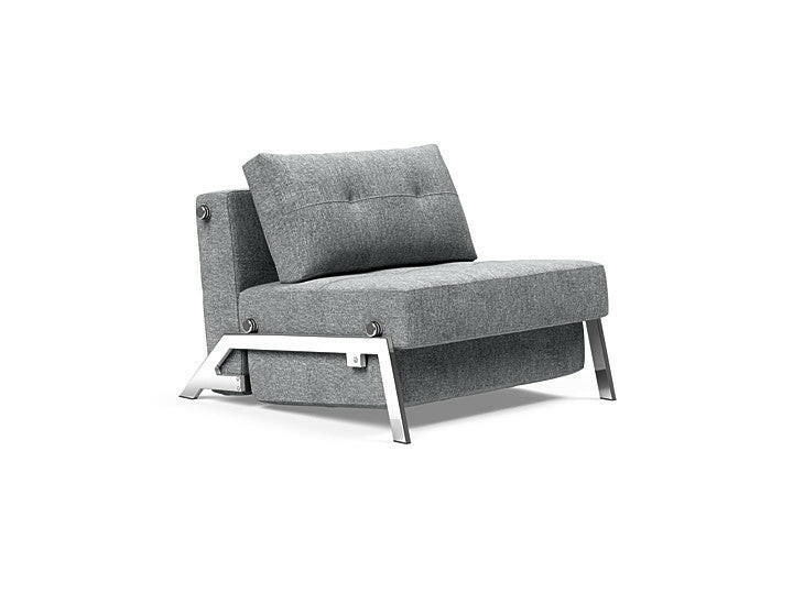 Stol Cubed 02 med Krom Ben fra Innovation Living Bedtime.no.