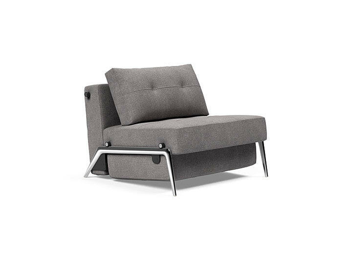 Stol Cubed 02 med Aluminiums Ben fra Innovation Living Bedtime.no.