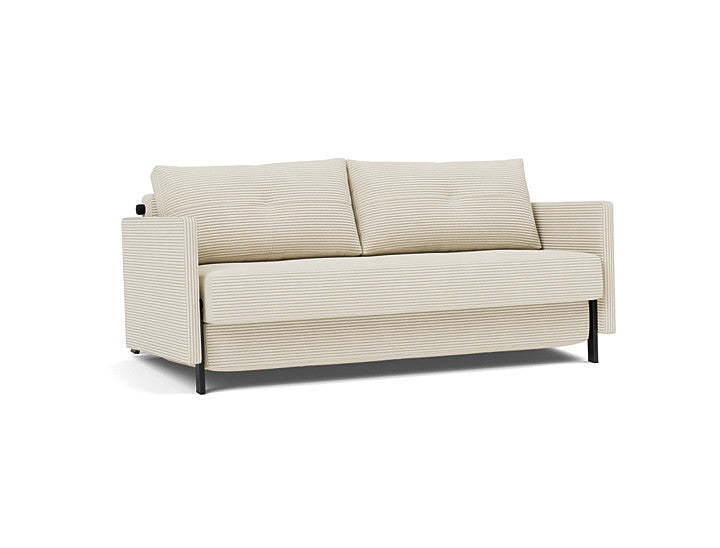 Cubed 02 med armlener – 594 – 160x200 – produktvisualisering fra Innovation Living