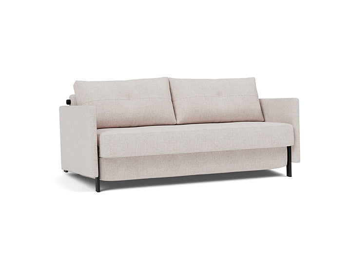 Cubed 02 med armlener – 300 – 160x200 – produktvisualisering fra Innovation Living