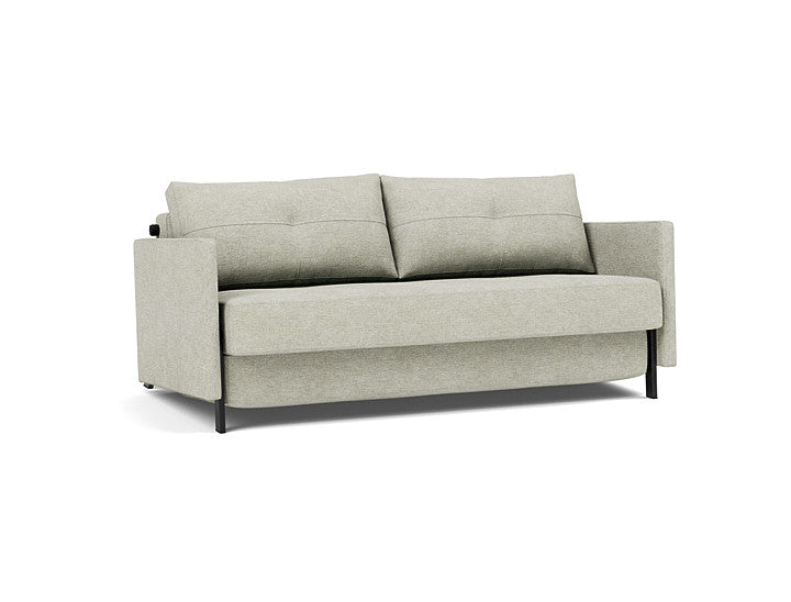 Cubed 02 med armlener – 280 – 160x200 – produktvisualisering fra Innovation Living