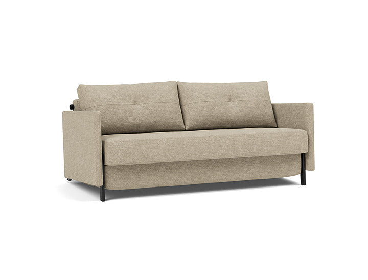 Cubed 02 med armlener – 356 – 160x200 – produktvisualisering fra Innovation Living