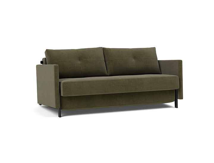 Cubed 02 med armlener – 316 – 160x200 – produktvisualisering fra Innovation Living