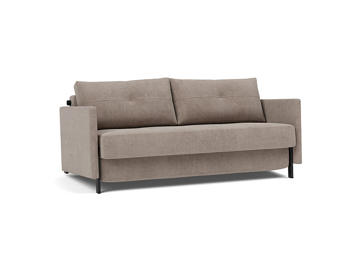 Cubed 02 med armlener – 318 – 160x200 – produktvisualisering fra Innovation Living