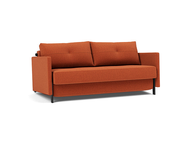 Cubed 02 med armlener – 412 – 160x200 – produktvisualisering fra Innovation Living