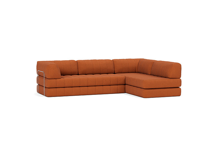 CozyPad C06 – 595 Corduroy Burnt Orange – produktvisualisering fra Innovation Living