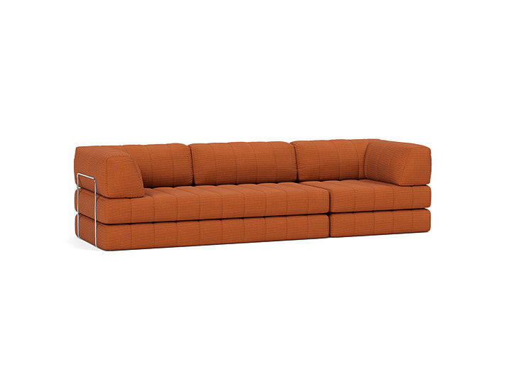 CozyPad C07 – 595 Corduroy Burnt Orange – produktvisualisering fra Innovation Living