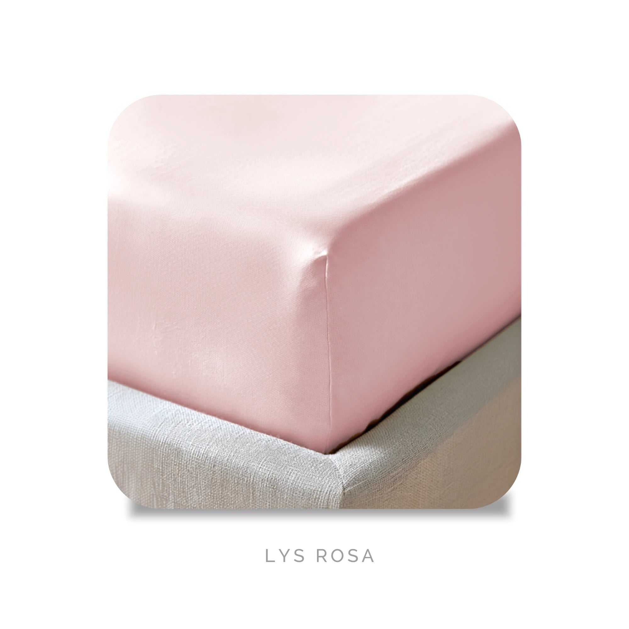 Bambus Laken, Lys Rosa