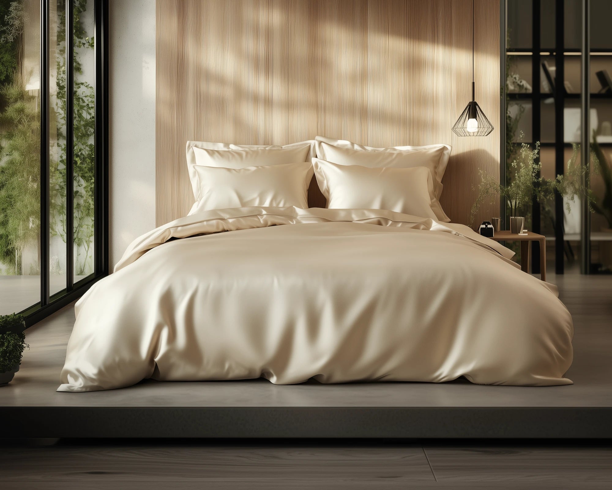 Bambus Sengesett, Beige Bedtime Collection