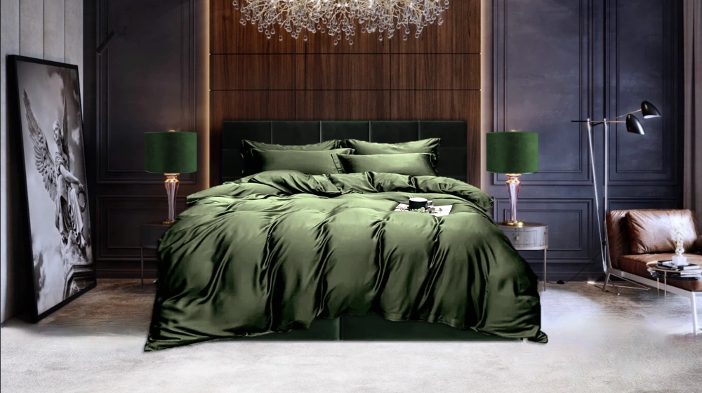 Bambus Sengesett, Mørk Grønn