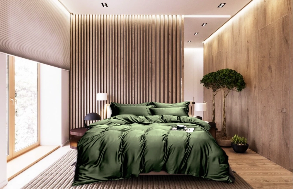 Bambus Sengesett, Mørk Grønn