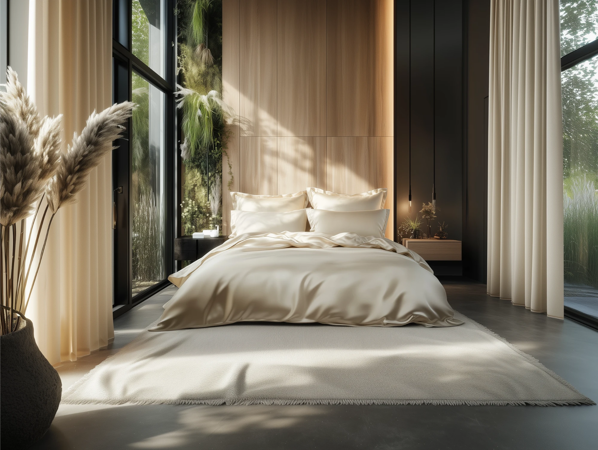 Bambus Sengesett, Beige Bedtime Collection