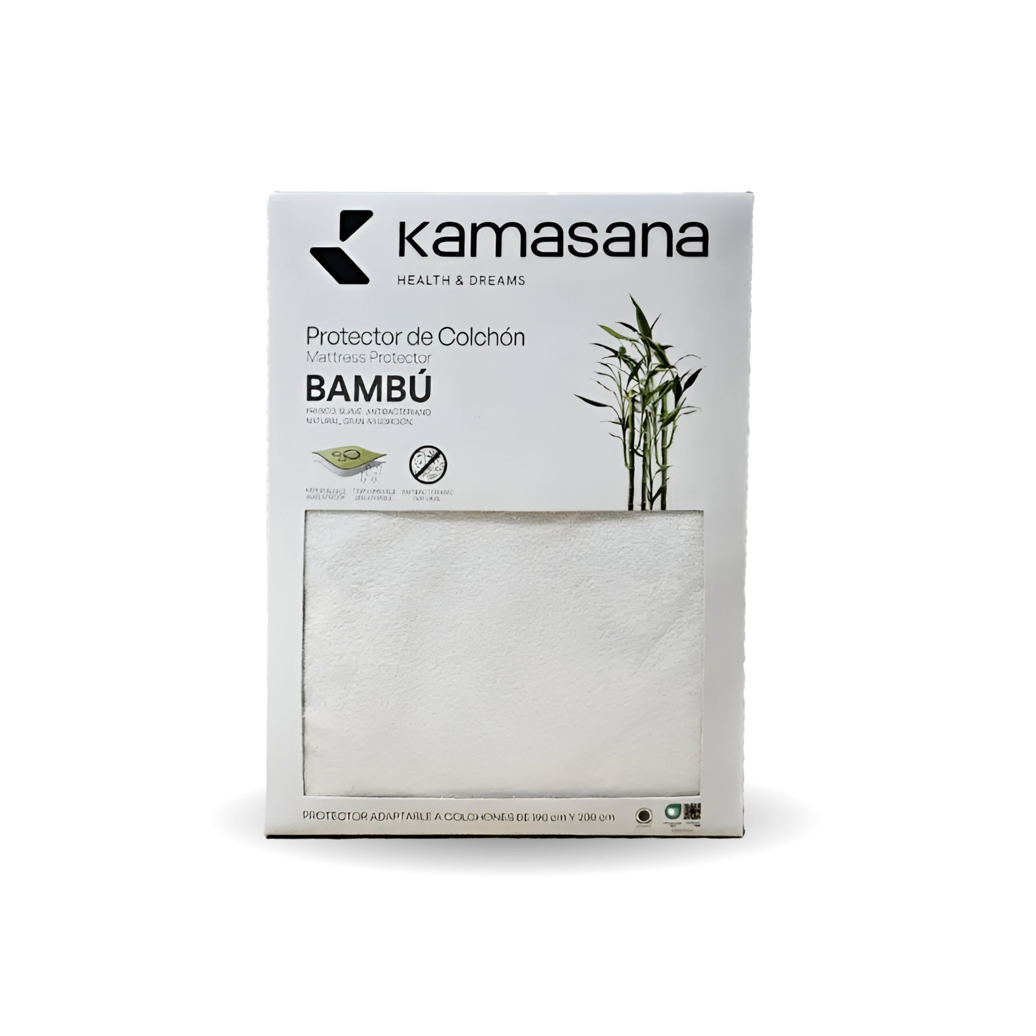 Tisselaken Vanntett laken Bambusfrotté Hvit