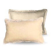 Silkevelour putetrekk Golden Sand 40×60 cm