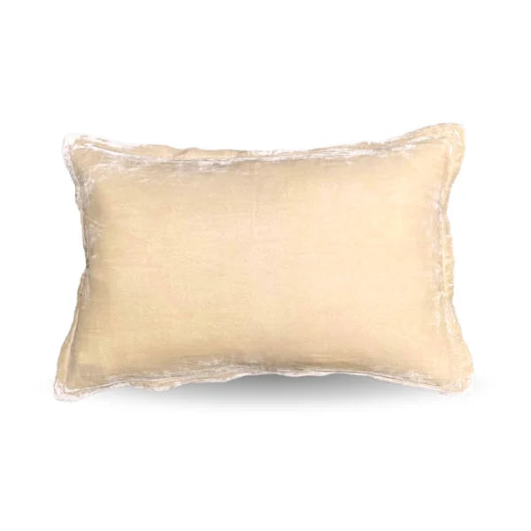 Silkevelour putetrekk Golden Sand 40×60 cm