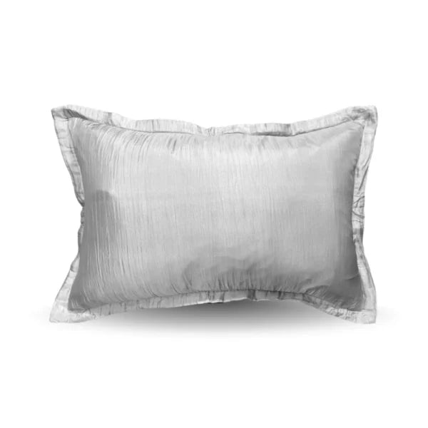 Silkevelour putetrekk Soft Grey 40×60 cm Bedtime.no.