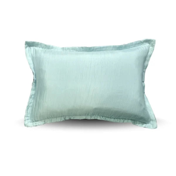 Silkevelour putetrekk Turquoise 40×60 cm