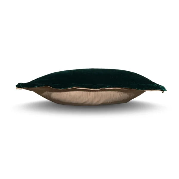 Silkevelour putetrekk Ivy Green 40×60 cm