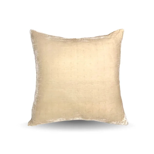 Silkevelour putetrekk Golden Sand 60×60 cm Bedtime.no.