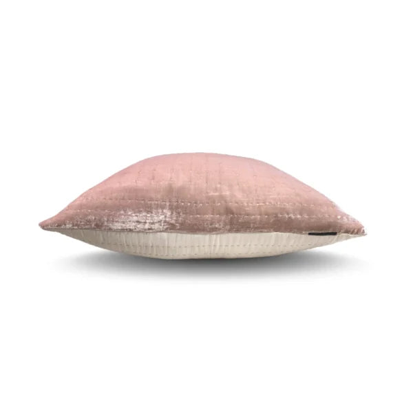 Silkevelour hotellputetrekk Blush Pink 70×100 cm