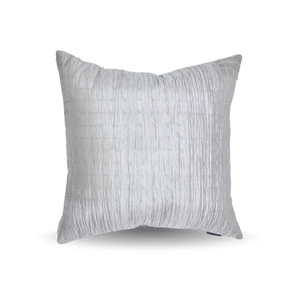 Silkevelour putetrekk Soft Grey 60×60 cm Bedtime.no.