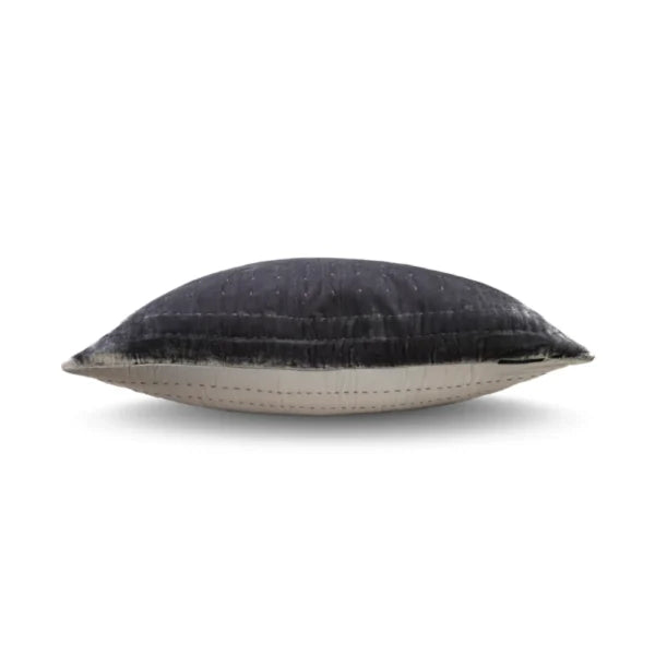 Silkevelour hotellputetrekk Soft Grey 70×100 cm