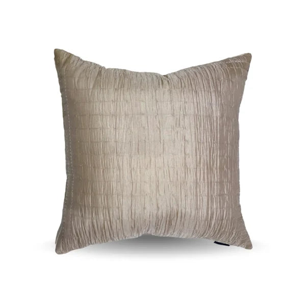 Silkevelour putetrekk Taupe 60×60 cm