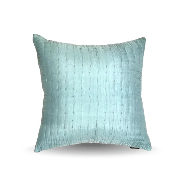 Silkevelour putetrekk Turquoise 60×60 cm Bedtime.no.