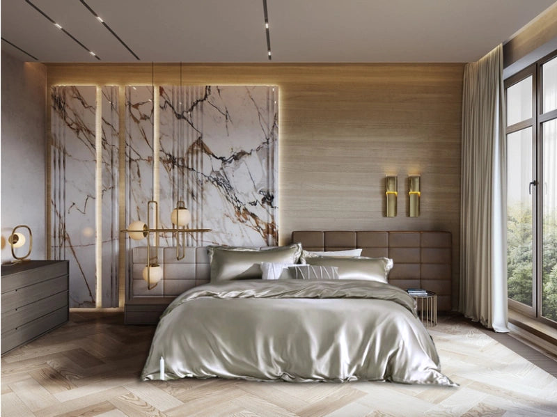 Silke Laken Champagne (beige)