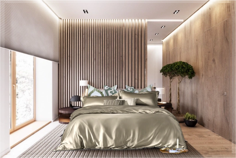 Silke Laken Champagne (beige)