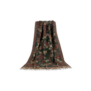 Ullpledd Paisley Roses Greeen