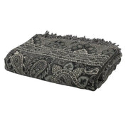 Ullpledd Paisley sort