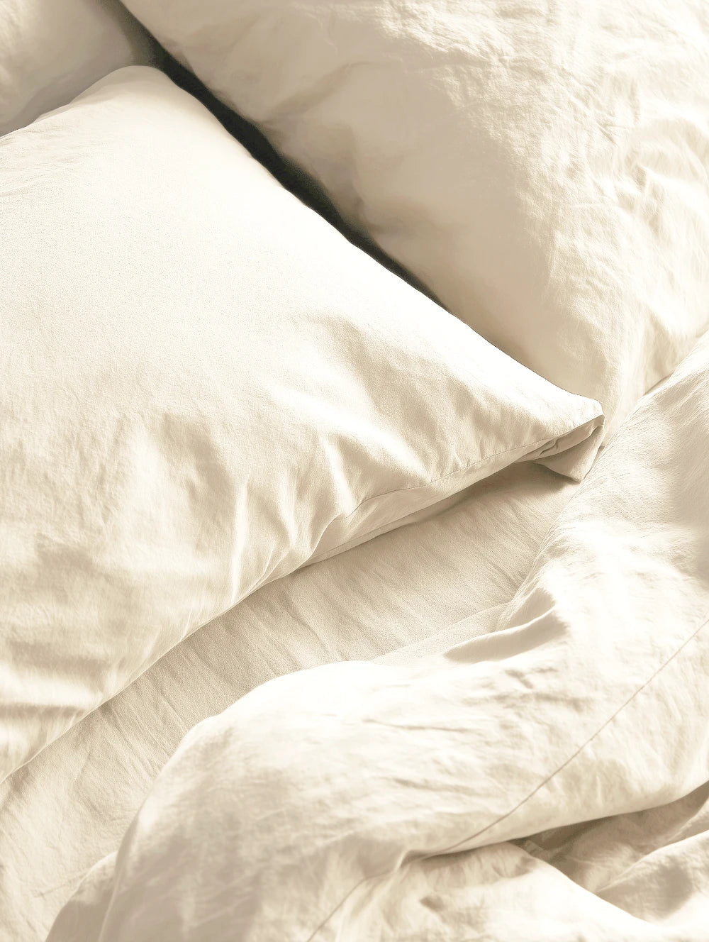Soft Cotton Laken Off White Bedtime.no Bedtime Collection.