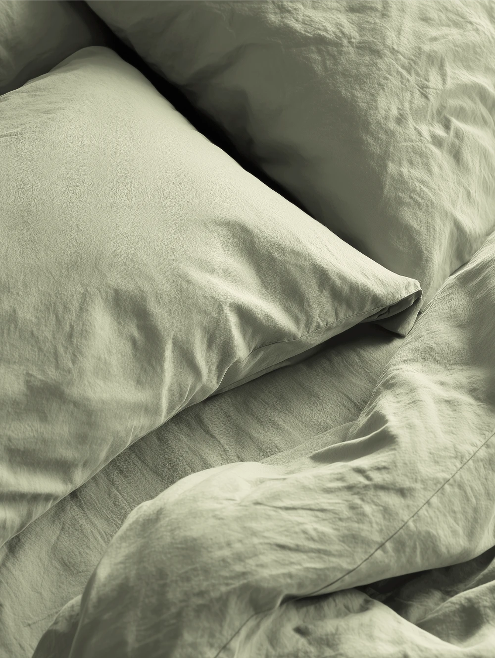 Soft Cotton Laken Lys Grønn Bedtime.no Bedtime Collection.