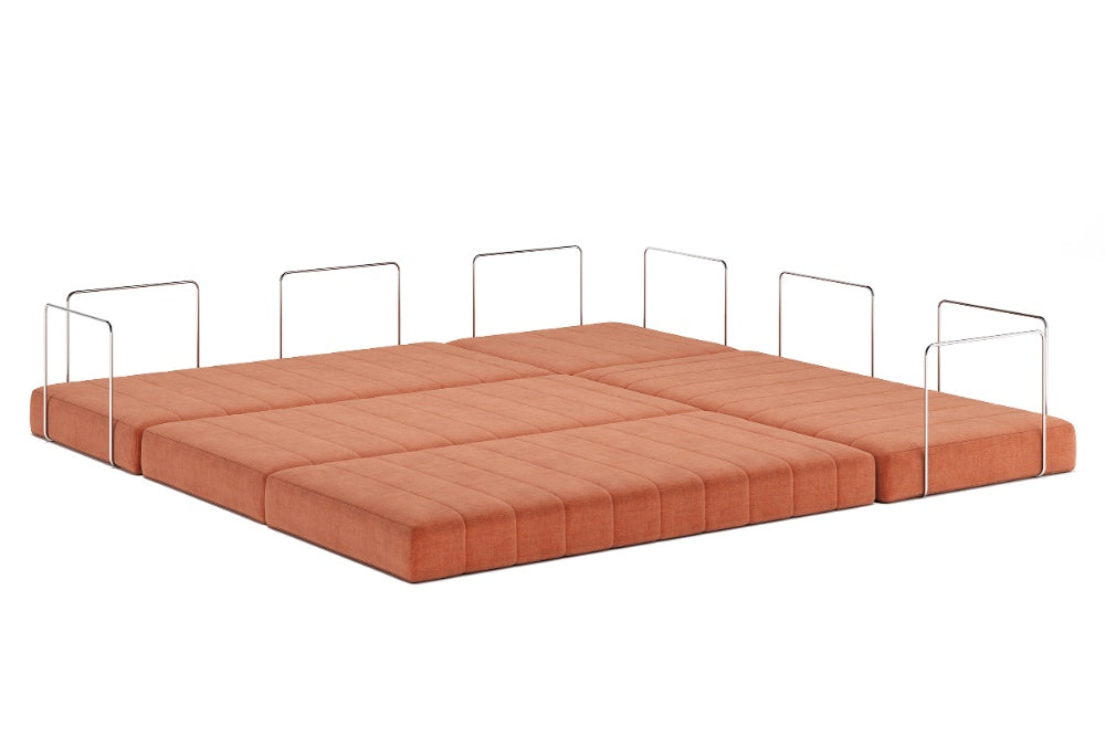 CozyPad Hjørnesofa Sovesofa med Armlener