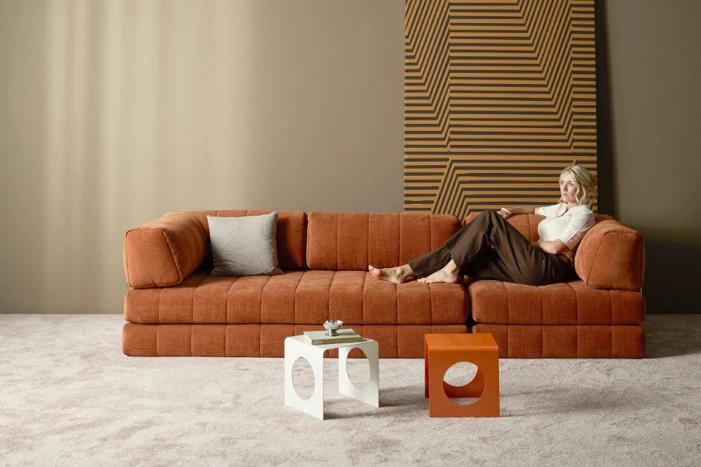 CozyPad Grand sovesofa med armlener fra Innovation Living i hjemmemiljø