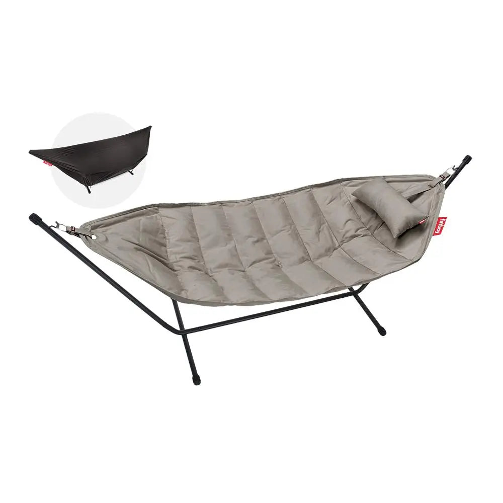 Hengekøye Headdemock Superb fra Fatboy grey taupe deluxe Fatboy